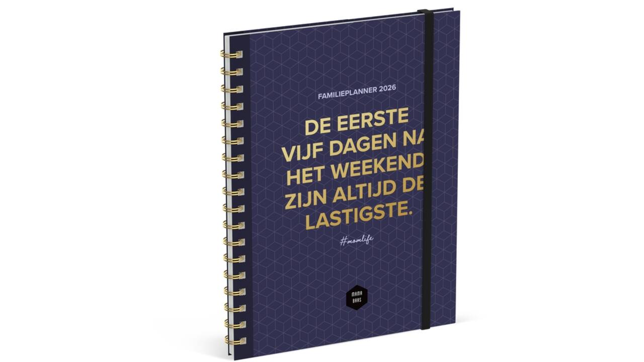 Familieagenda 2026 Lannoo 180x240 Mama Baas 7dagen/2pagina's