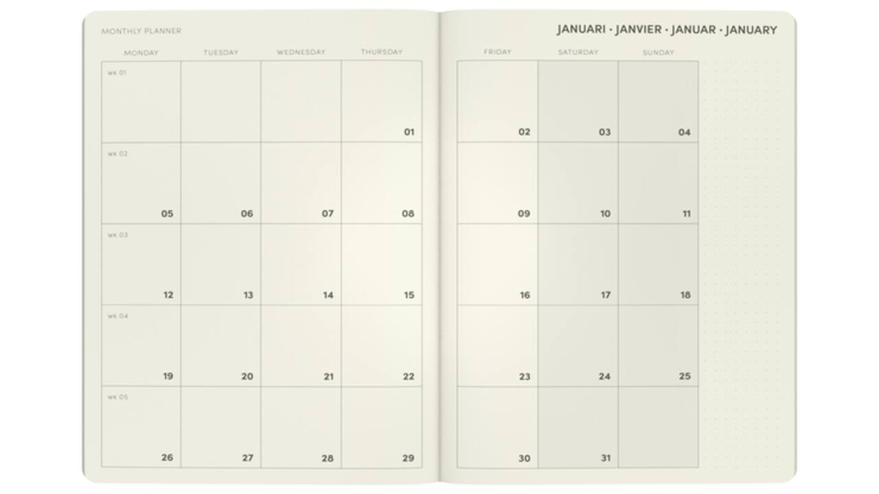 Agenda 2026 Lannoo A5 QC Colour 1dag/1pagina groen