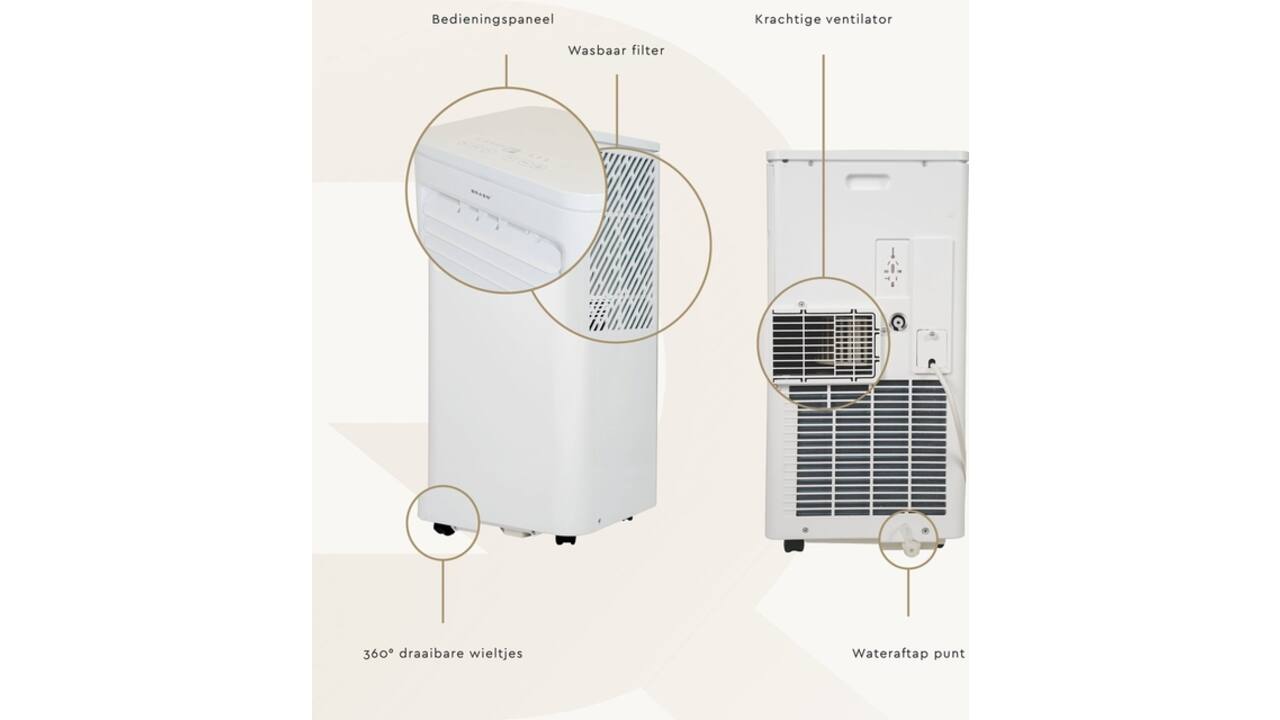 Airconditioning BRASQ MAC9000 9000 BTU wit
