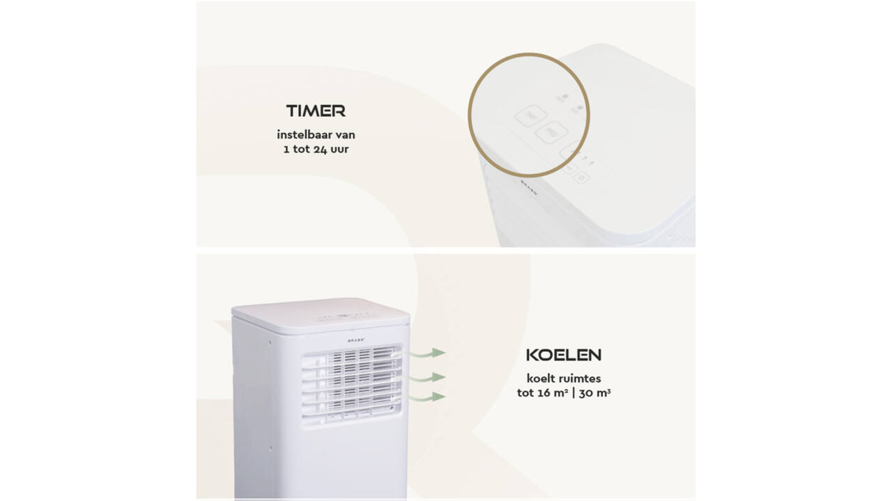 Airconditioning BRASQ MAC9000 9000 BTU wit