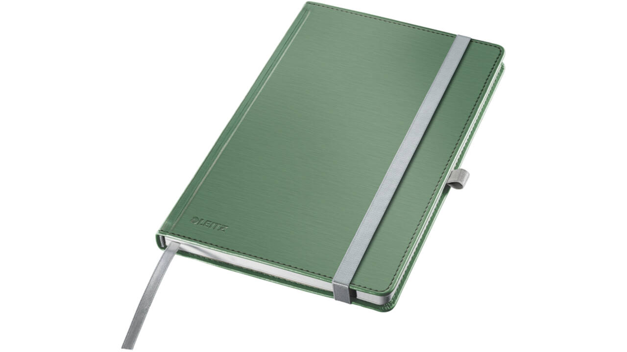 Notitieboek Leitz Style A5 lijn 160 pagina's 100gr groen