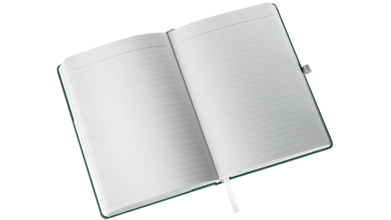 Notitieboek Leitz Style A5 lijn 160 pagina's 100gr groen