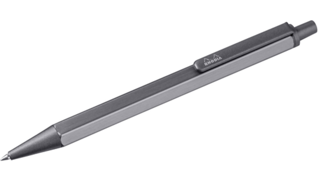 Balpen Rhodia scRipt medium titanium