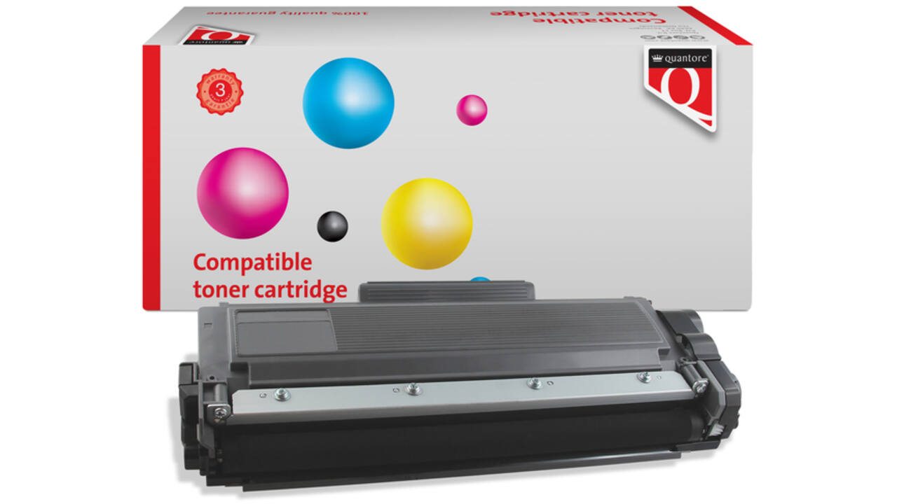 Toner Quantore alternatief tbv brother TN-2510XL Zwart HC