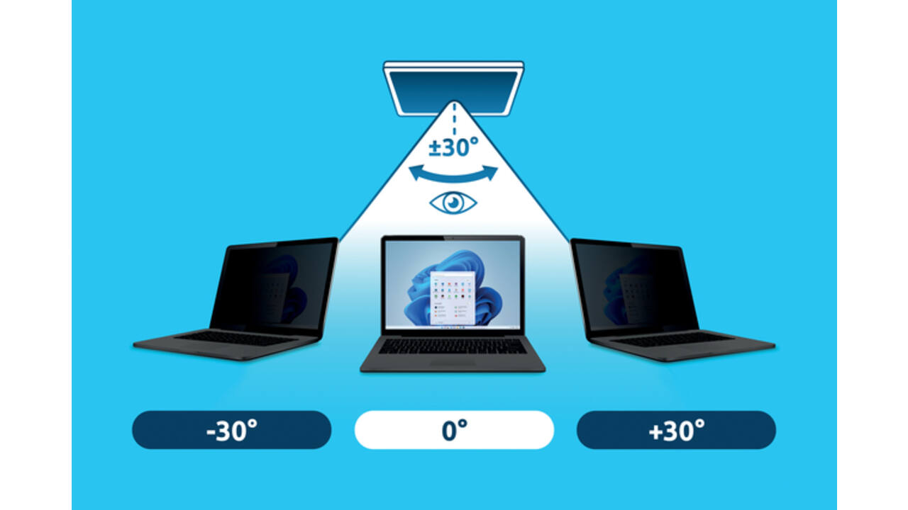 Laptop Privacyfilter 2-Weg 15.6 inch breed 16:9