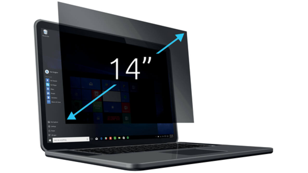 Laptop Privacyfilter 2-Weg 14 inch breed 16:9