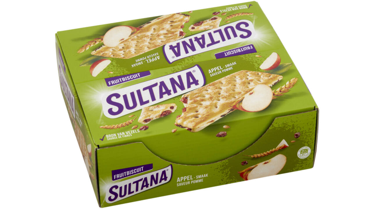 Fruitbiscuit Sultana appel 3-pack