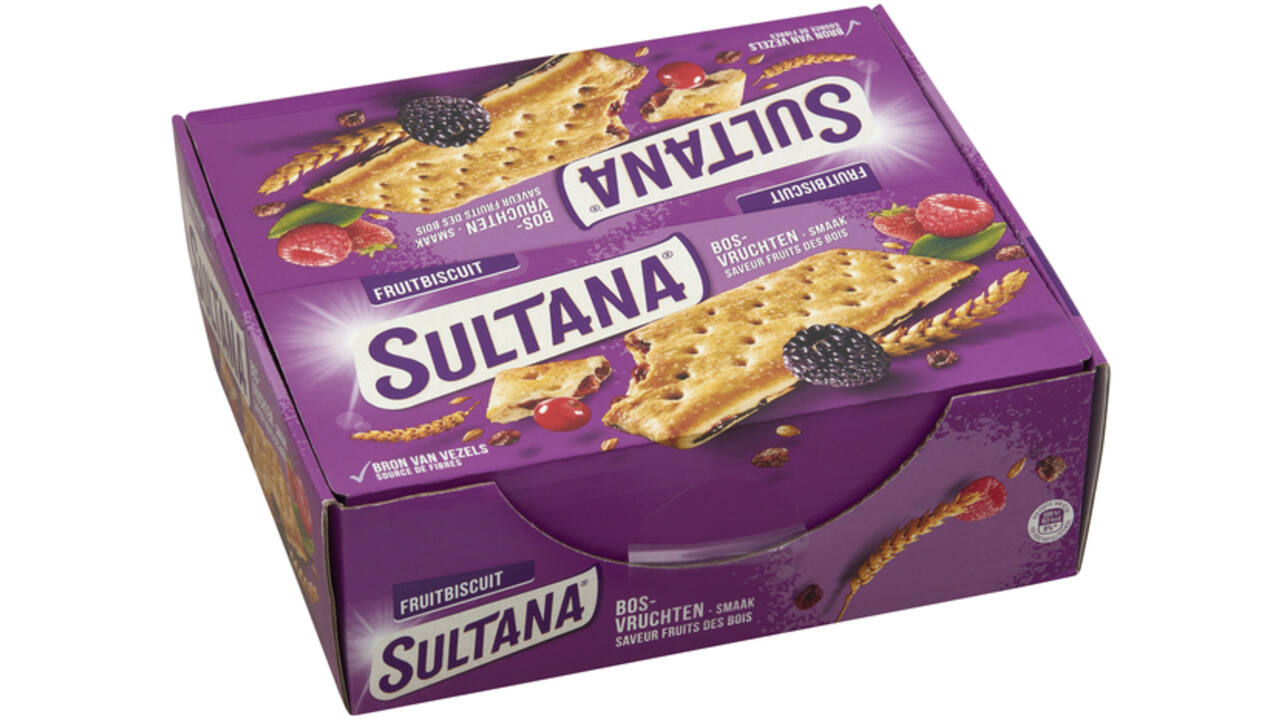 Fruitbiscuit Sultana bosvruchten 3-pack