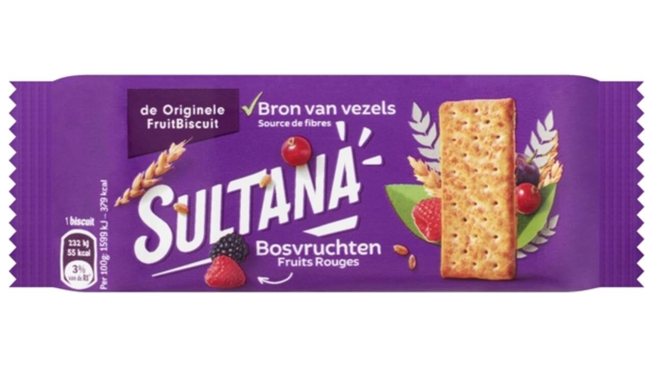 Fruitbiscuit Sultana bosvruchten 3-pack