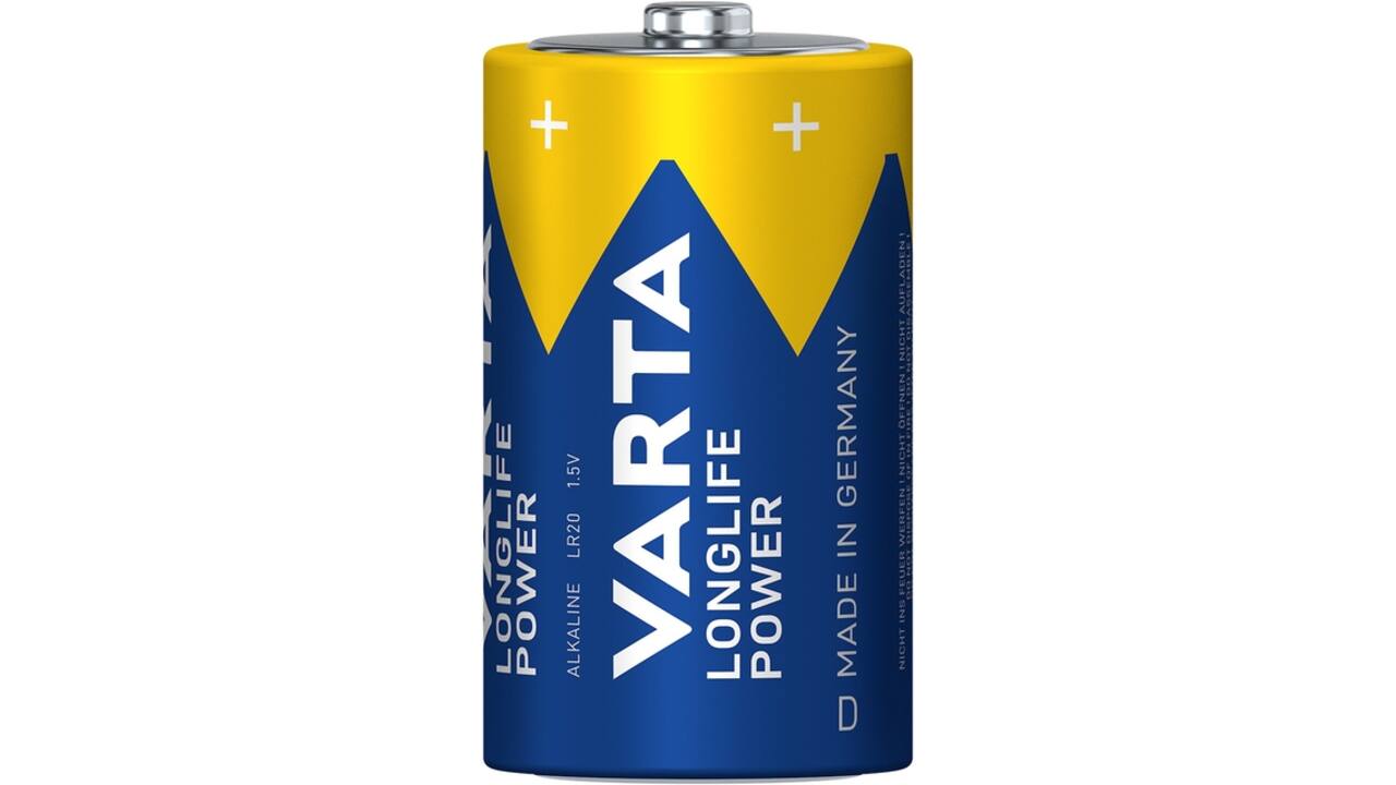 Batterij Varta Longlife Power 2x D