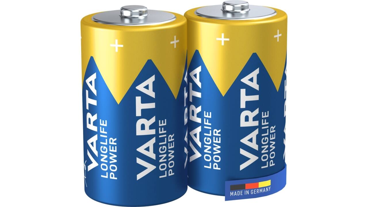 Batterij Varta Longlife Power 2x D