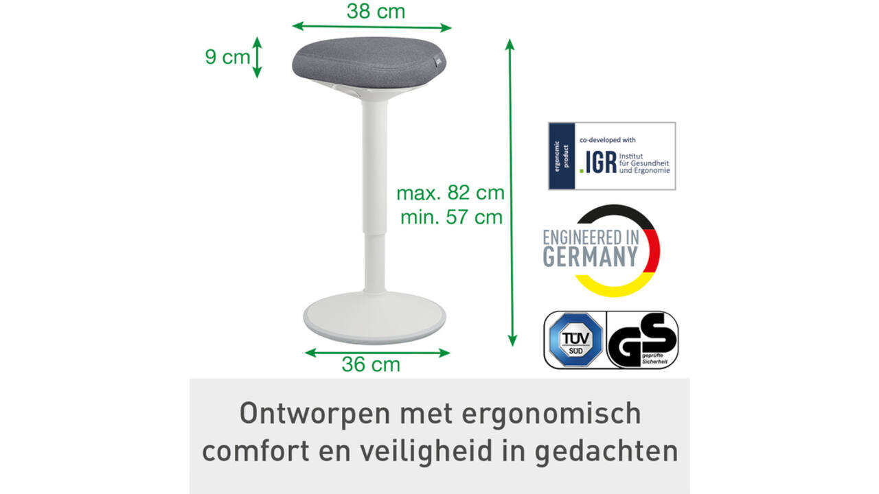 Ergo Mobiele thuiswerkplek set Leitz pakket 1