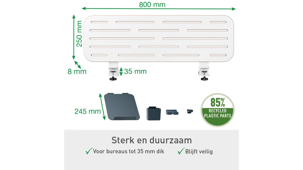 Ergo Mobiele thuiswerkplek set Leitz pakket 1