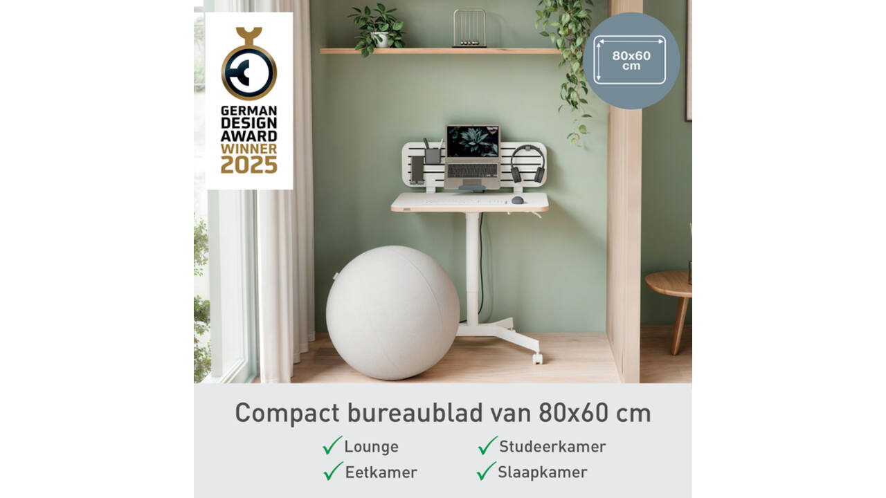 Ergo Mobiele thuiswerkplek set Leitz pakket 1
