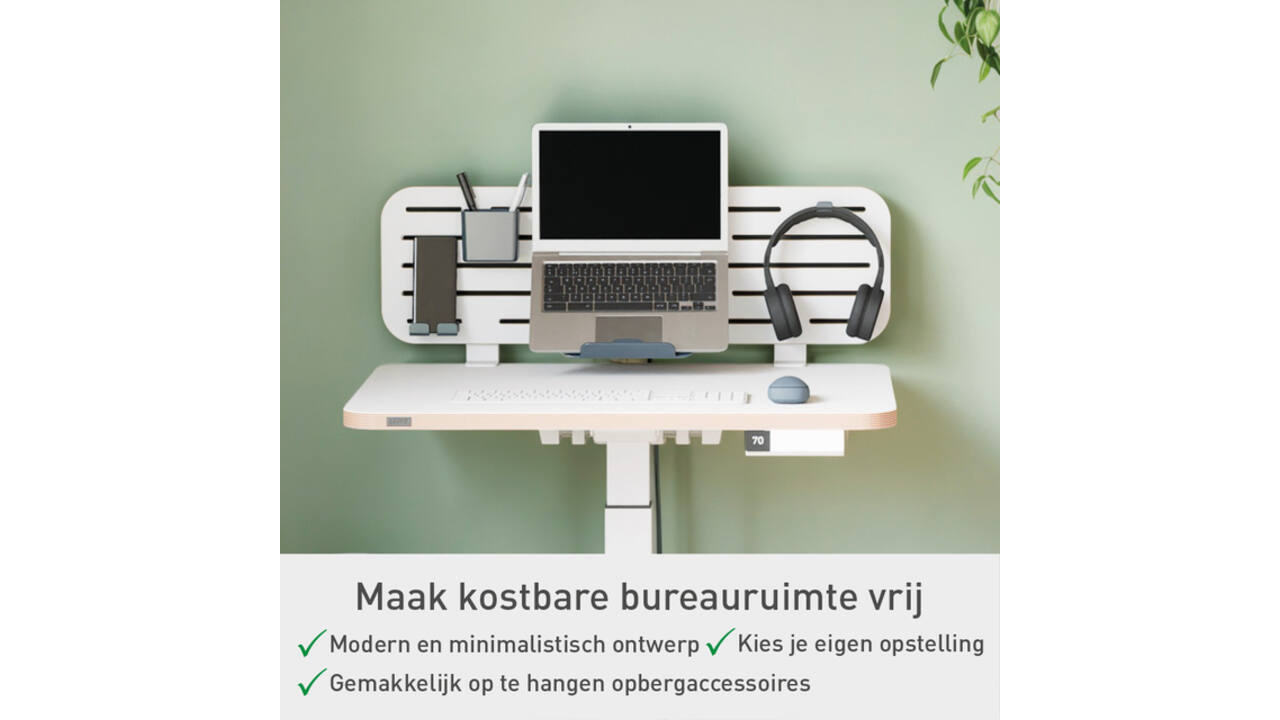 Ergo Elektrische thuiswerkplek set Leitz pakket 2