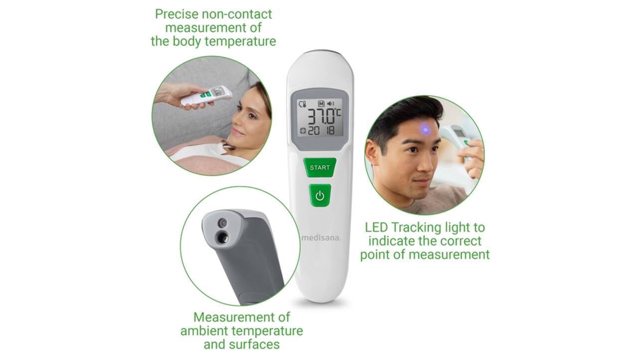 Thermometer Medisana Multifunctioneel infrarood TM 760