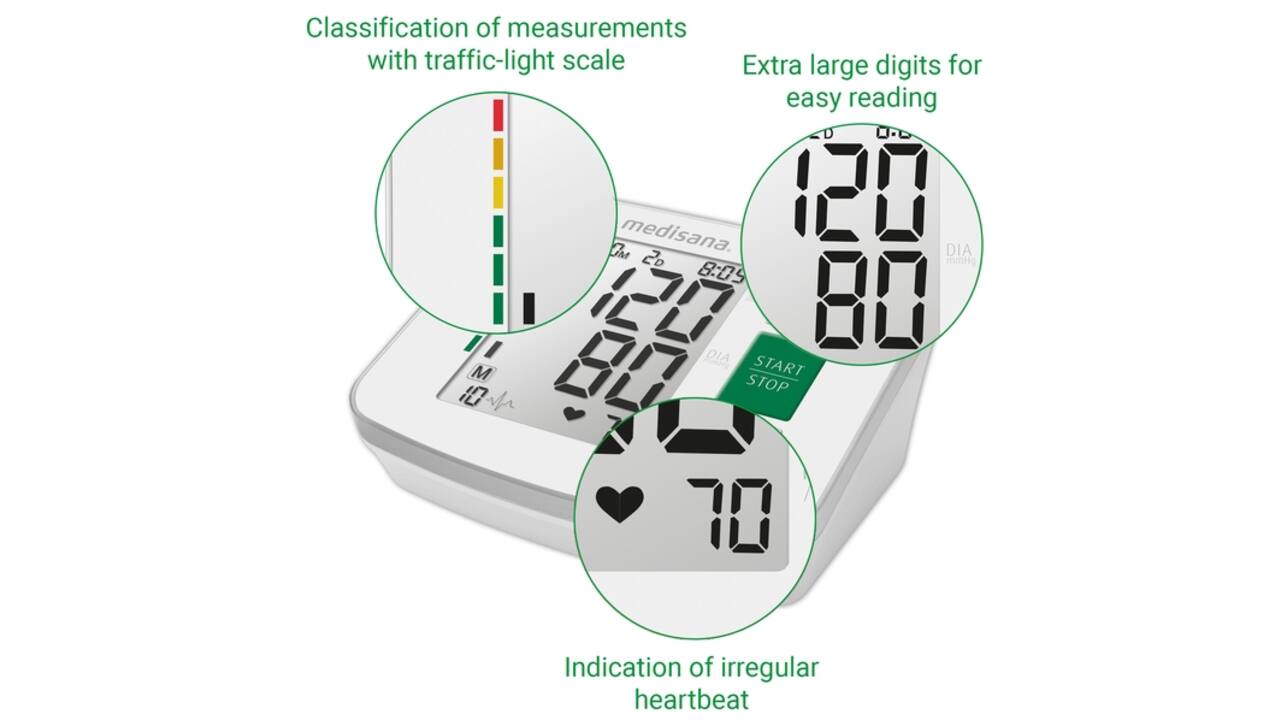 Bovenarmbloeddrukmeter Medisana BU 512