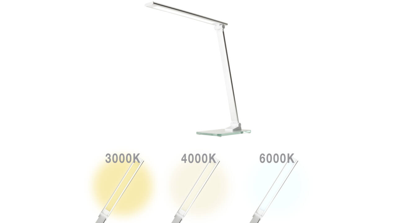 Bureaulamp Unilux Popy led wit