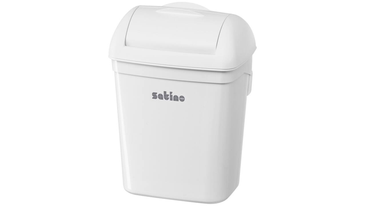 Dameshygiënebak Satino 8 liter wit 332560