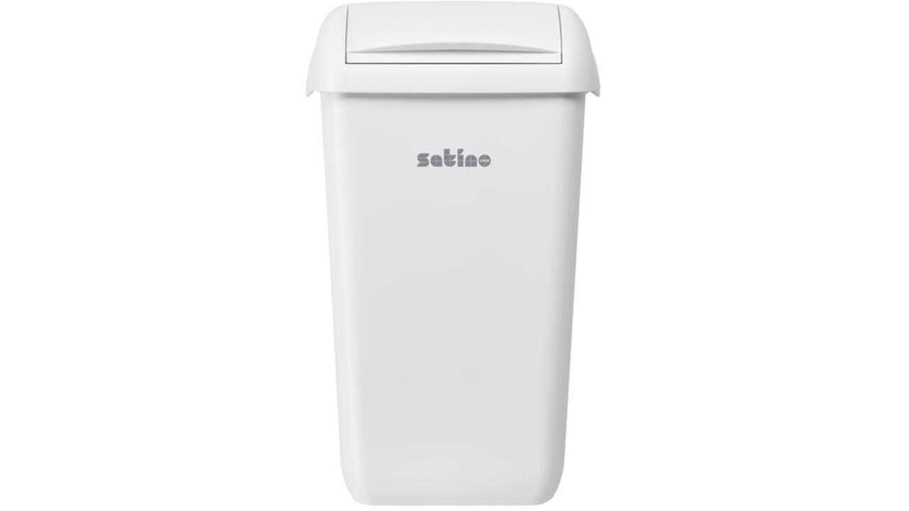 Dameshygiënebak Satino 23 liter wit 332590