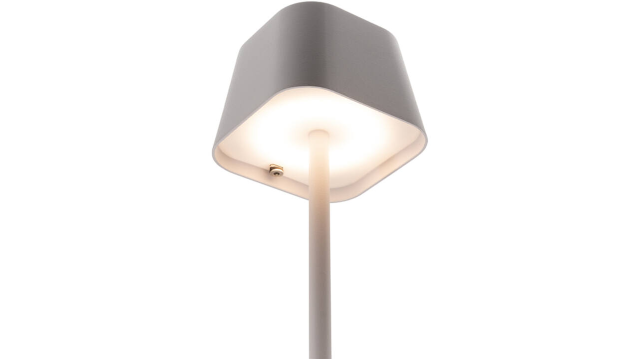 Tafellamp Securit Georgina LED oplaadbaar dimbaar wit