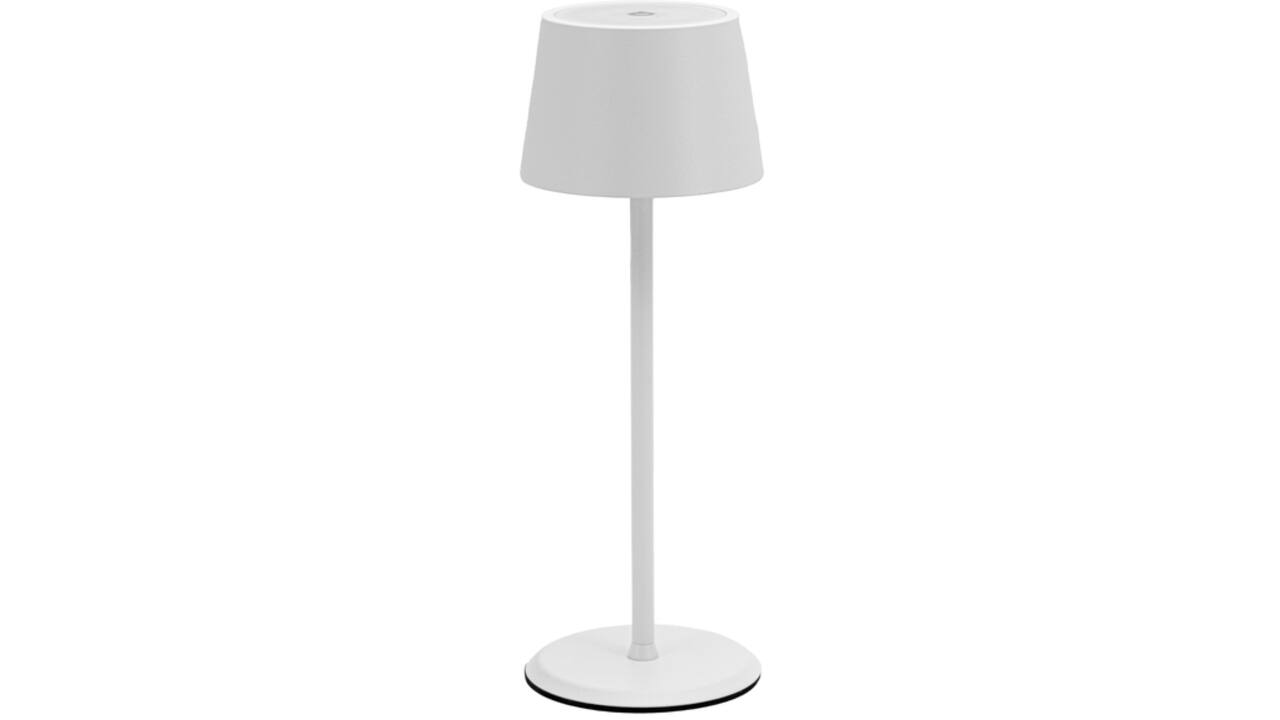 Tafellamp Securit MonteCarlo LED oplaadbaar dimbaar wit