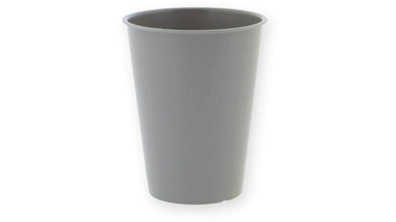 Koffiebeker IEZZY 180ml herbruikbaar Wauw 150 stuks grijs