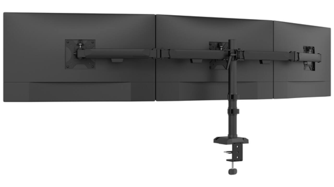 Monitorarm Neomounts NERO 3 schermen DS60 27 inch zwart