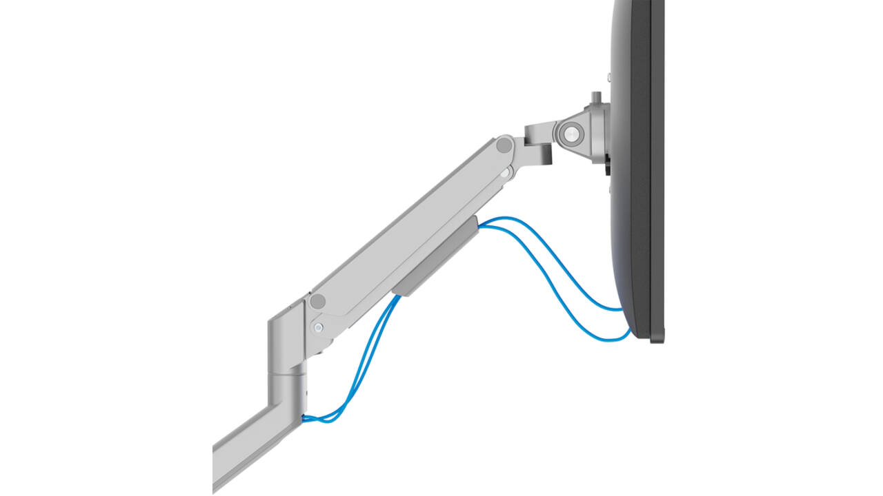 Monitorarm Neomounts NEXT Slim 1 scherm 35 inch zilver