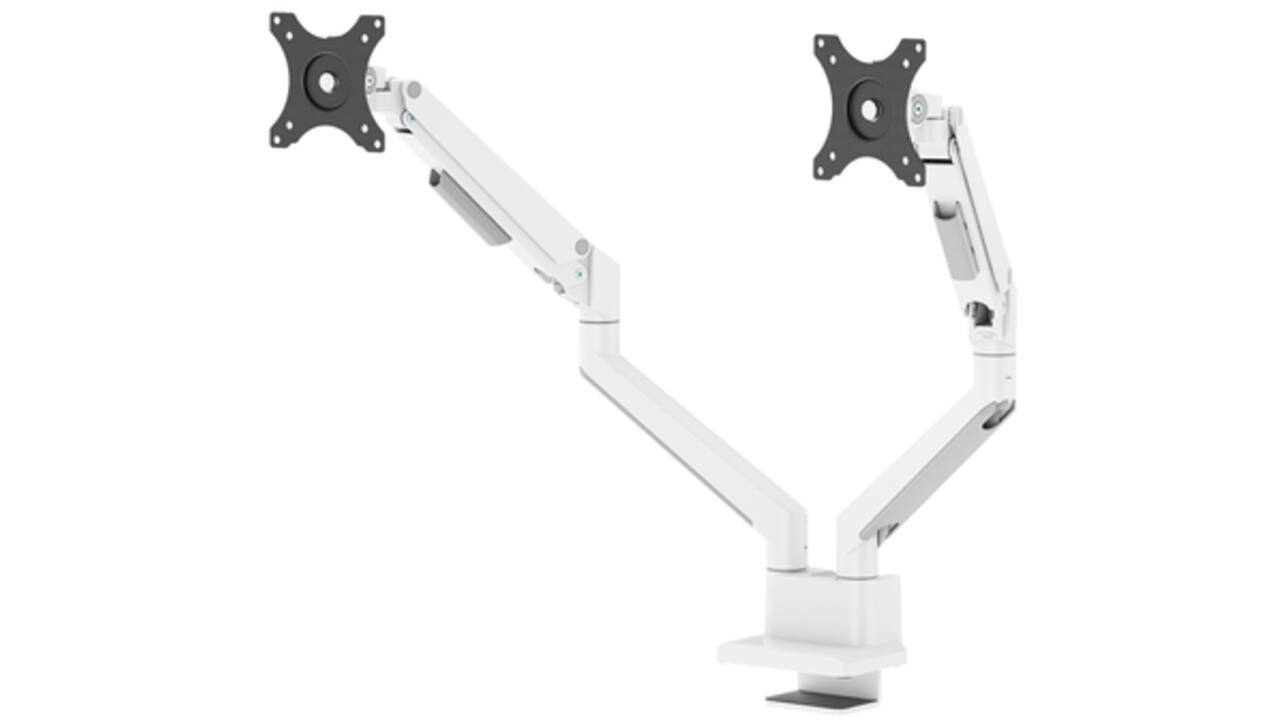 Monitorarm Neomounts NEXT Slim 2 schermen 32 inch wit