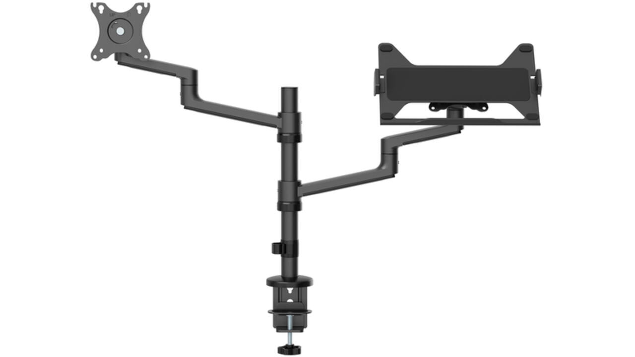 Monitorarm + laptophouder Neomounts NEXT DS20 17-27'' zwart