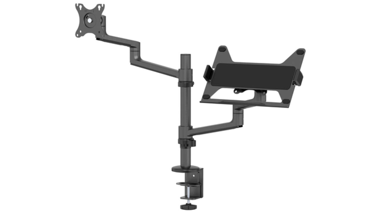 Monitorarm + laptophouder Neomounts NEXT DS20 17-27'' zwart