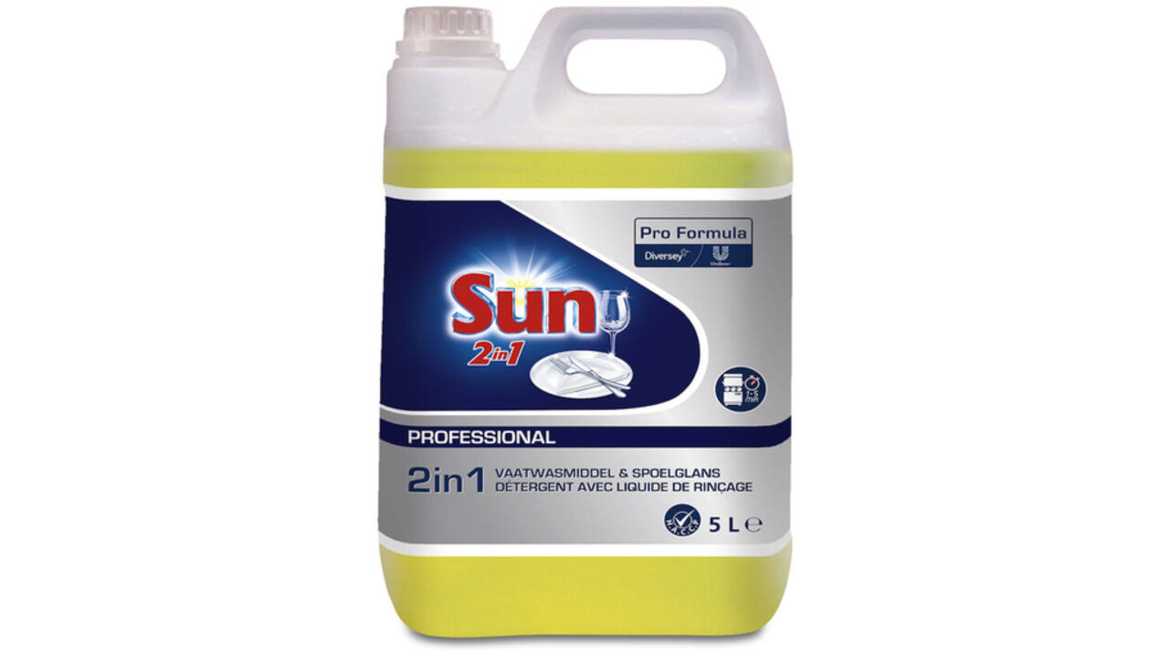 Vaatwasmiddel Sun Pro Formula 2in1 vloeibaar 5L