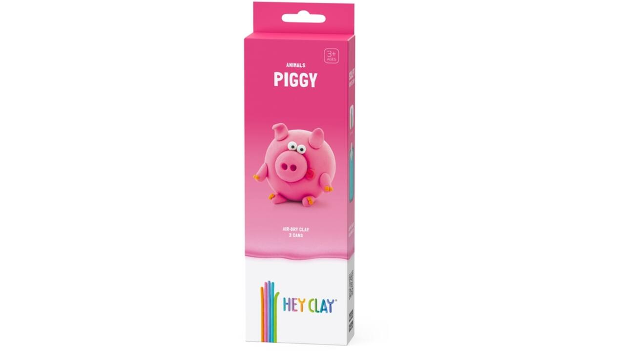 Klei Hey Clay Piggy 3 potjes