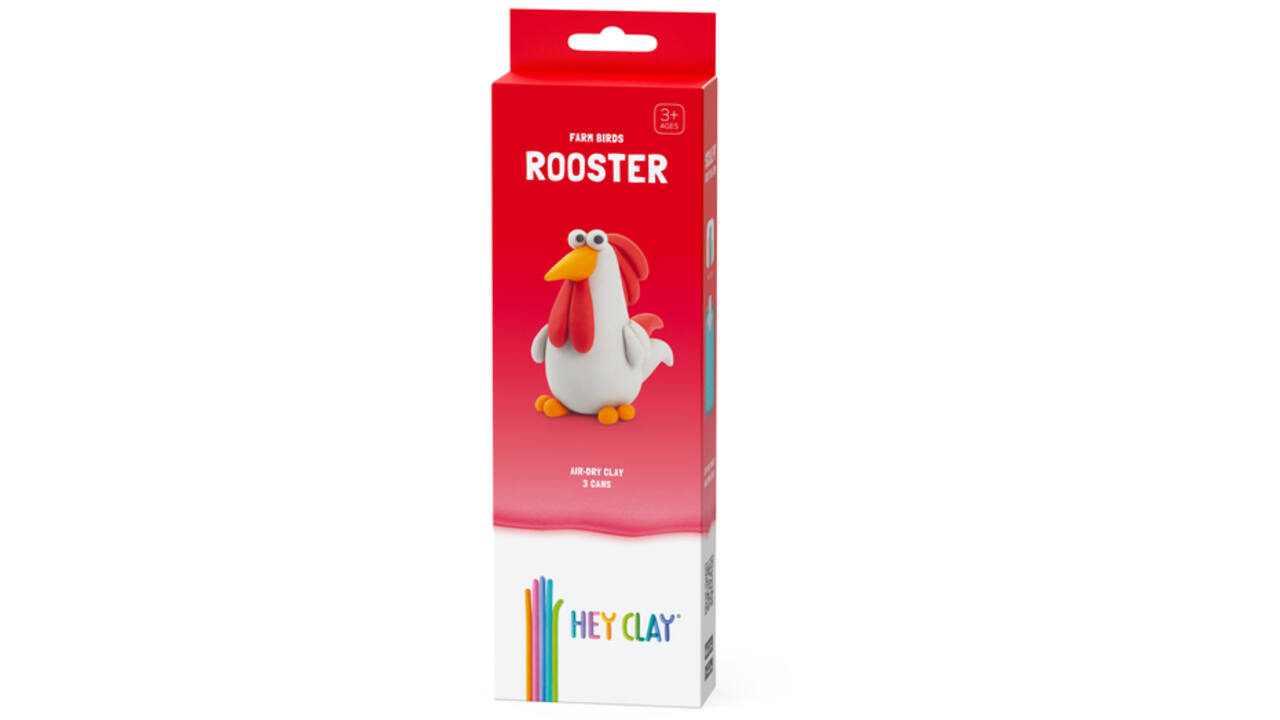 Klei Hey Clay Rooster 3 potjes