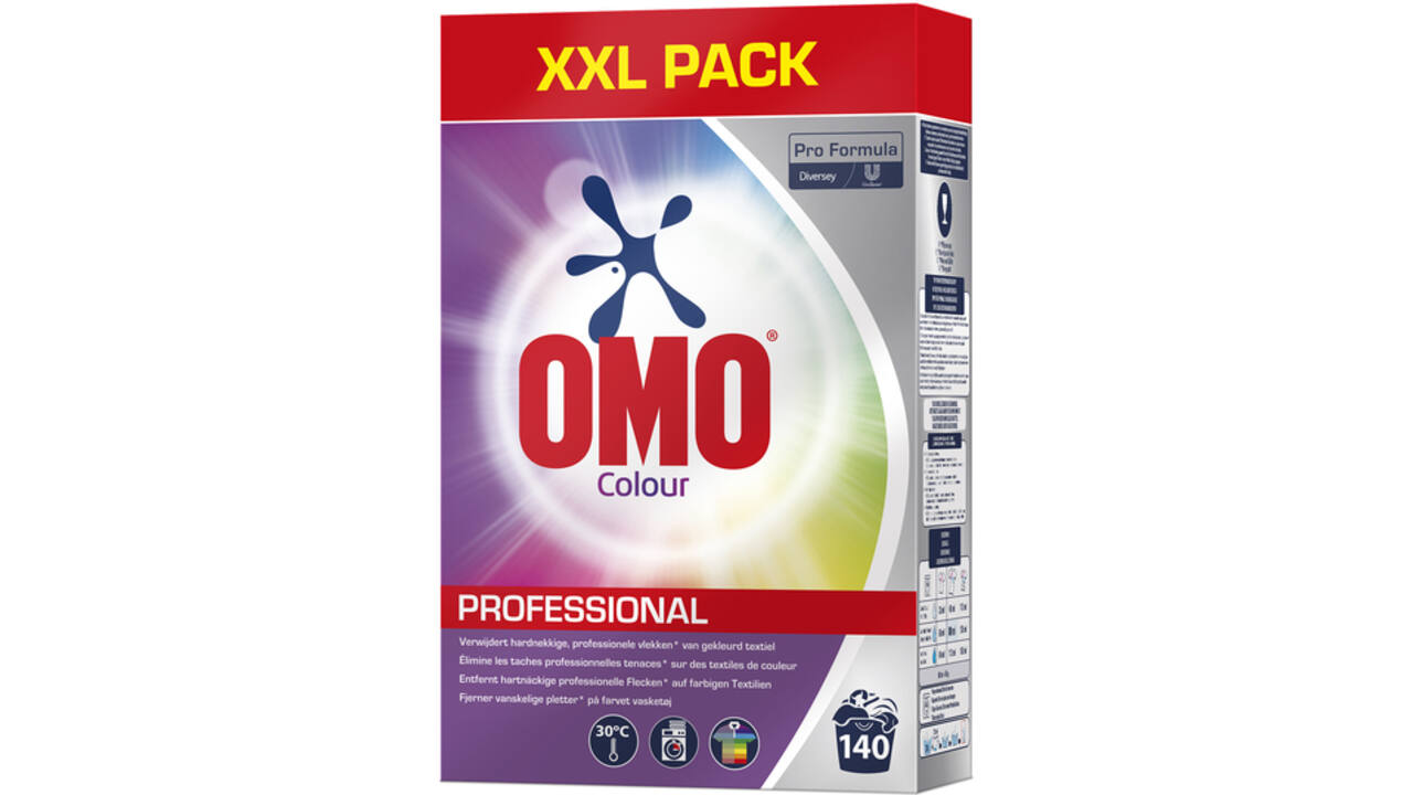 Wasmiddel Omo Pro Formula poeder color 7kg 140 scoops