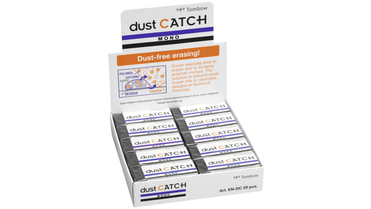 Gum Tombow Mono dust Catch 19 gram zwart