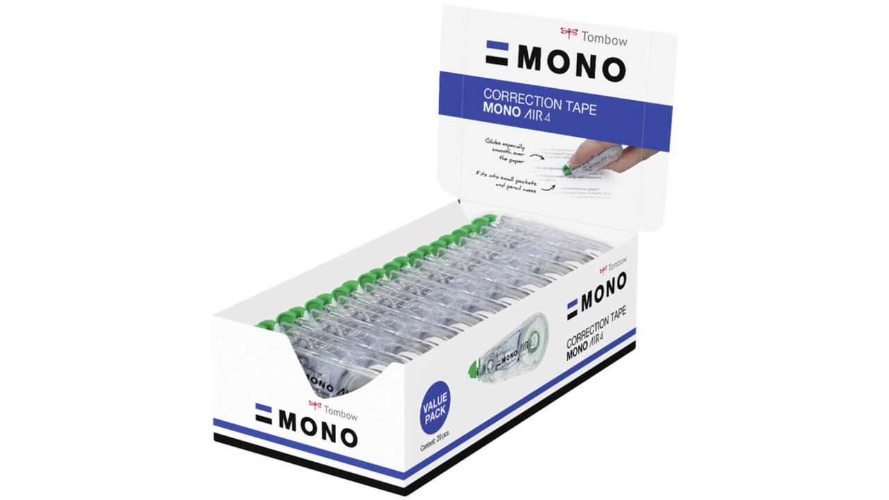 Correctietape Tombow MONO 4.2mmx10m 20 stuks