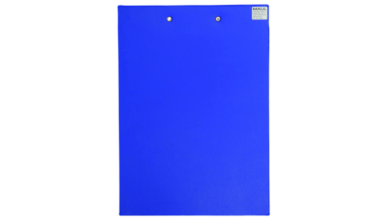 Klembord MAUL A4 staand PVC blauw