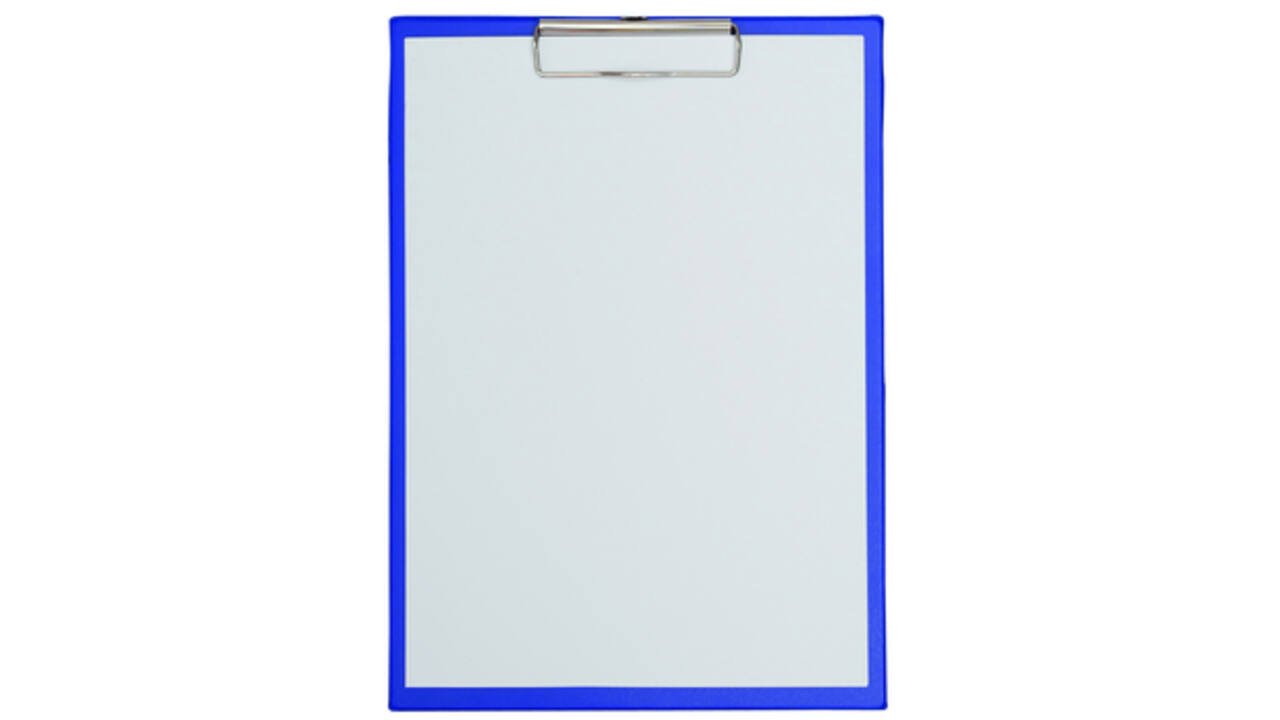 Klembord MAUL A4 staand PVC blauw