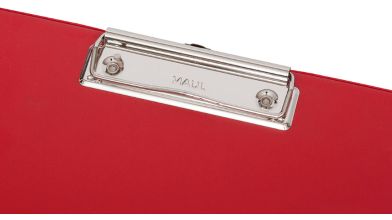 Klembord MAUL A4 staand PVC rood