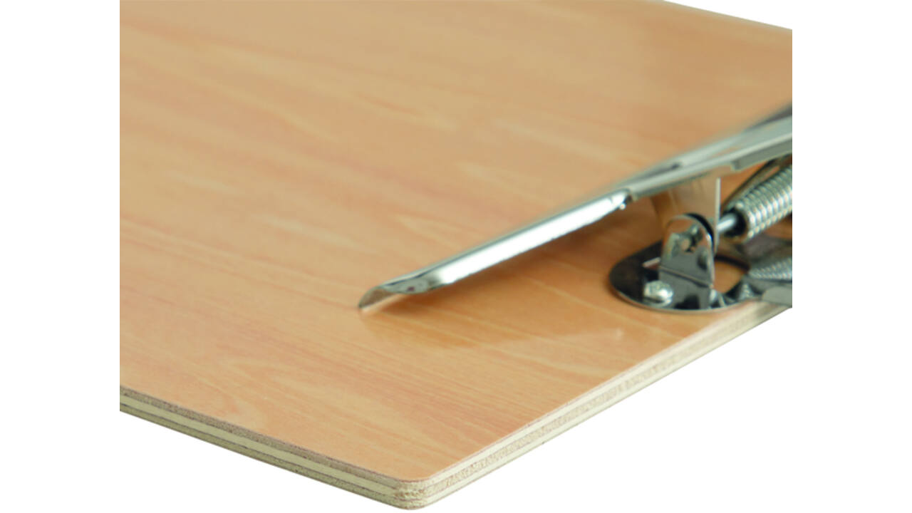 Klembord MAUL Tilia A4 staand hout 0.5 cm
