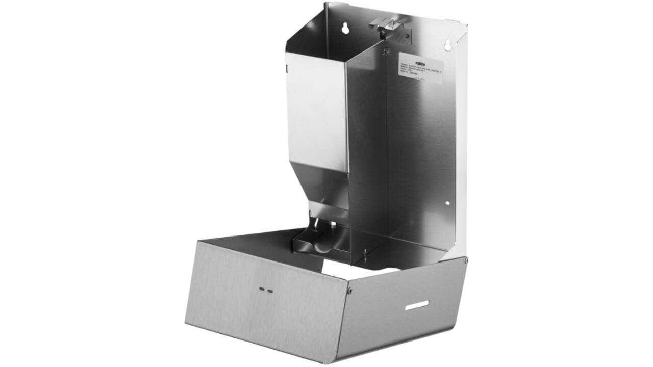 Dameshygiënedispenser MediQo-line klein RVS fingerprint coating