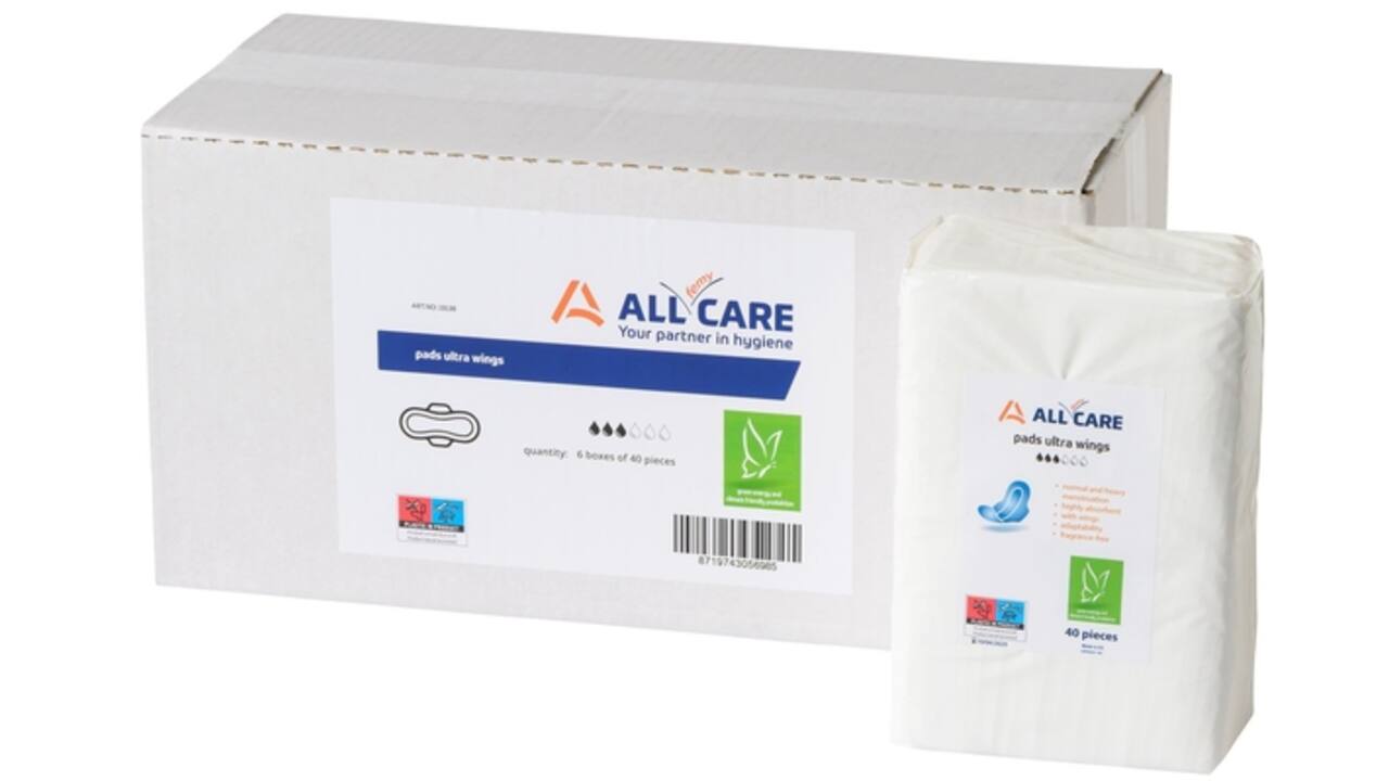 Maandverband MediQo-line Ultra Wings (6 x 40 stuks)