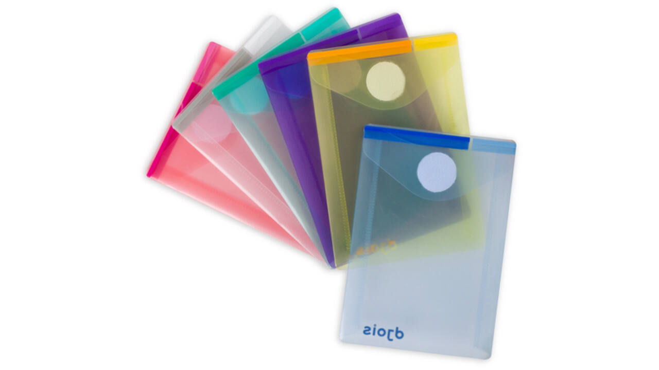 Enveloptas Djois Color Collection A7 verticaal assorti