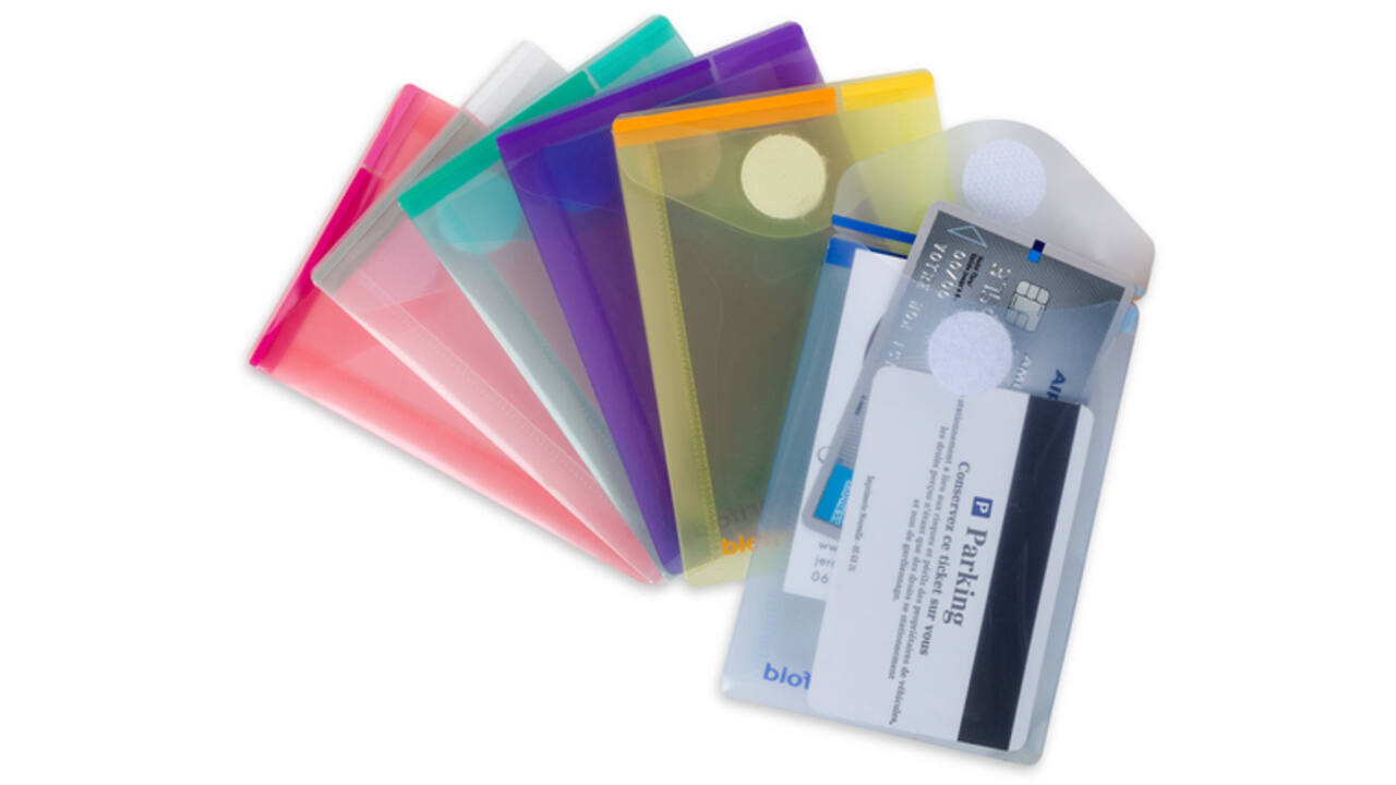 Enveloptas Djois Color Collection A7 verticaal assorti