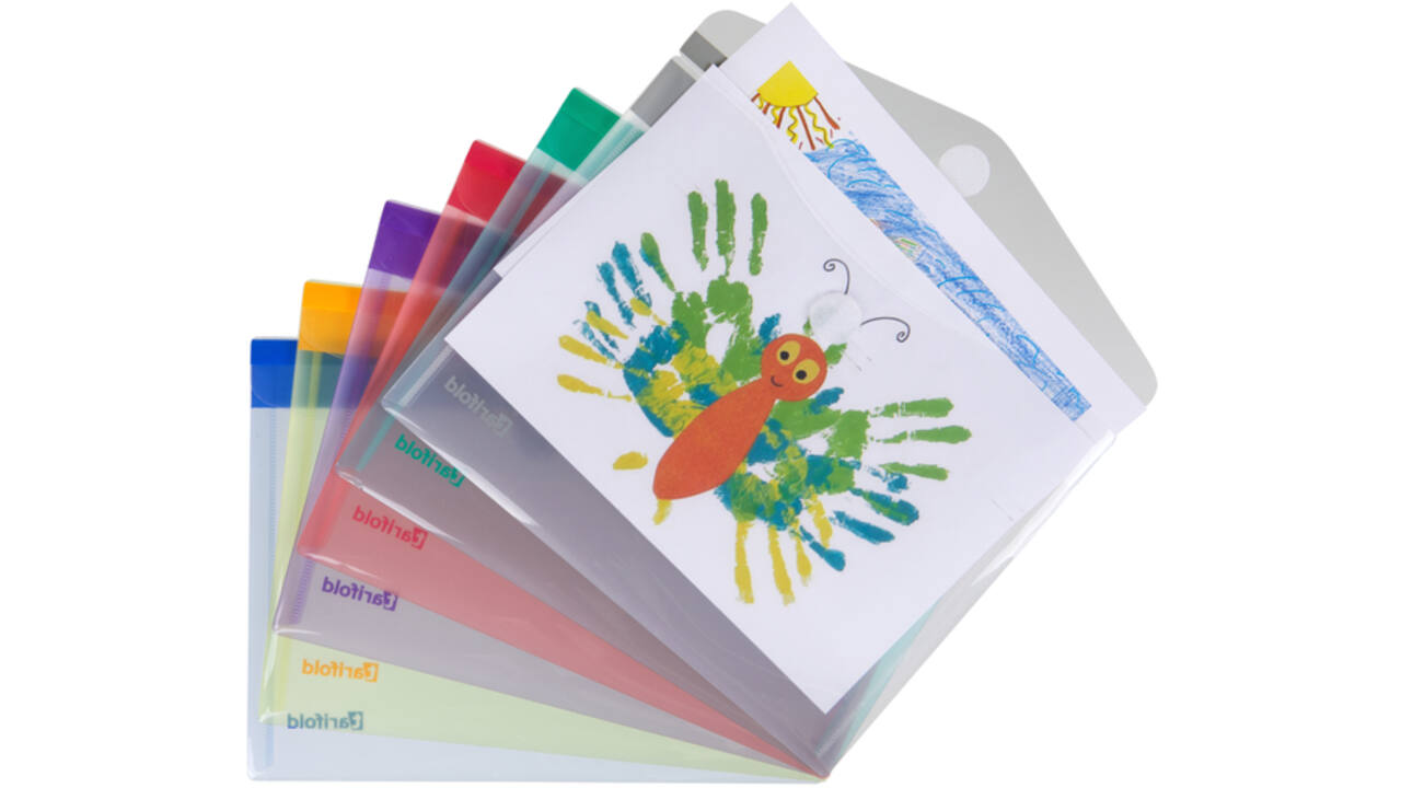 Enveloptas Djois Color Collection A5 horizontaal assorti