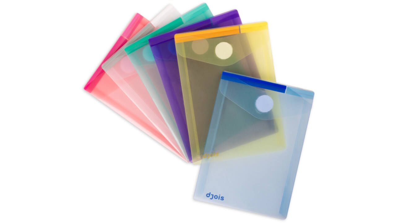 Enveloptas Djois Color Collection A6 verticaal assorti