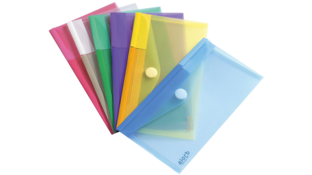 Enveloptas Djois Color Collection horizontaal 250x135mm assorti