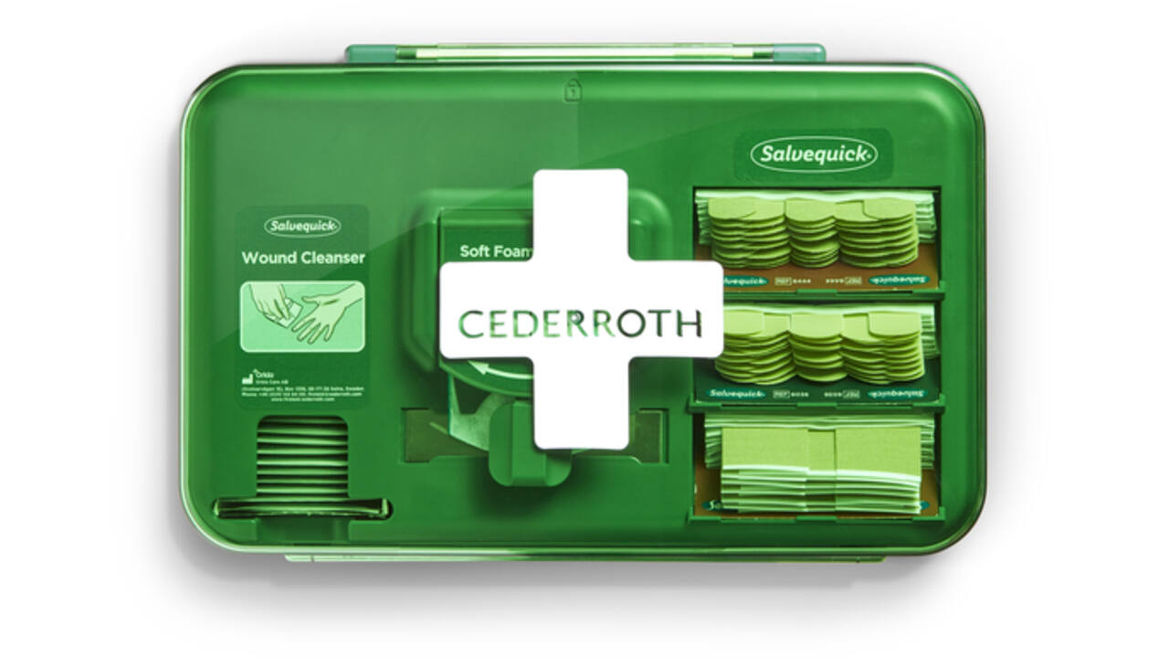 Wond dispenser Cederroth - Salvequick